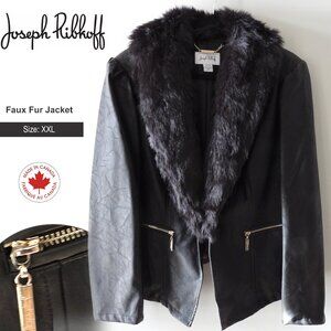 Joseph Ribkoff Faux Fur Jacket